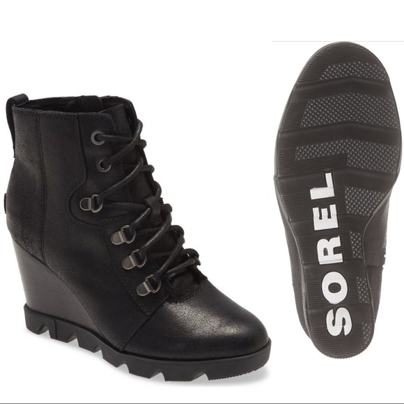 Sorel Shoes - NWT Sorel Joan Uptown Waterproof Leather Ankle Bootie